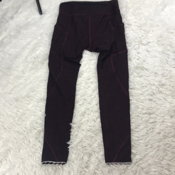 Lululemon Tight Stuff Tight II (25") Granulite Garnet Black - Picture 8 of 9